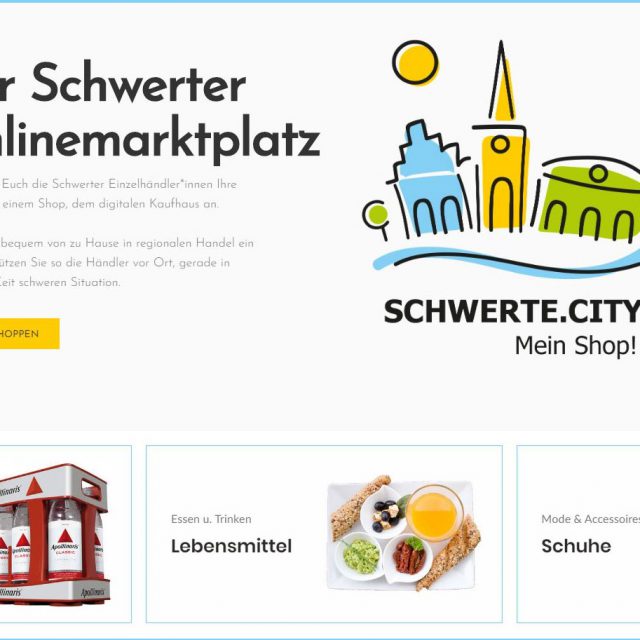 Das digitale Kaufhaus Schwerte.City Mein Shop! ist startklar – Händler können weiter Ihre Produkte verkaufen