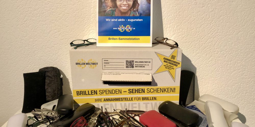 Wir sagen danke für Eure Brillenspenden!